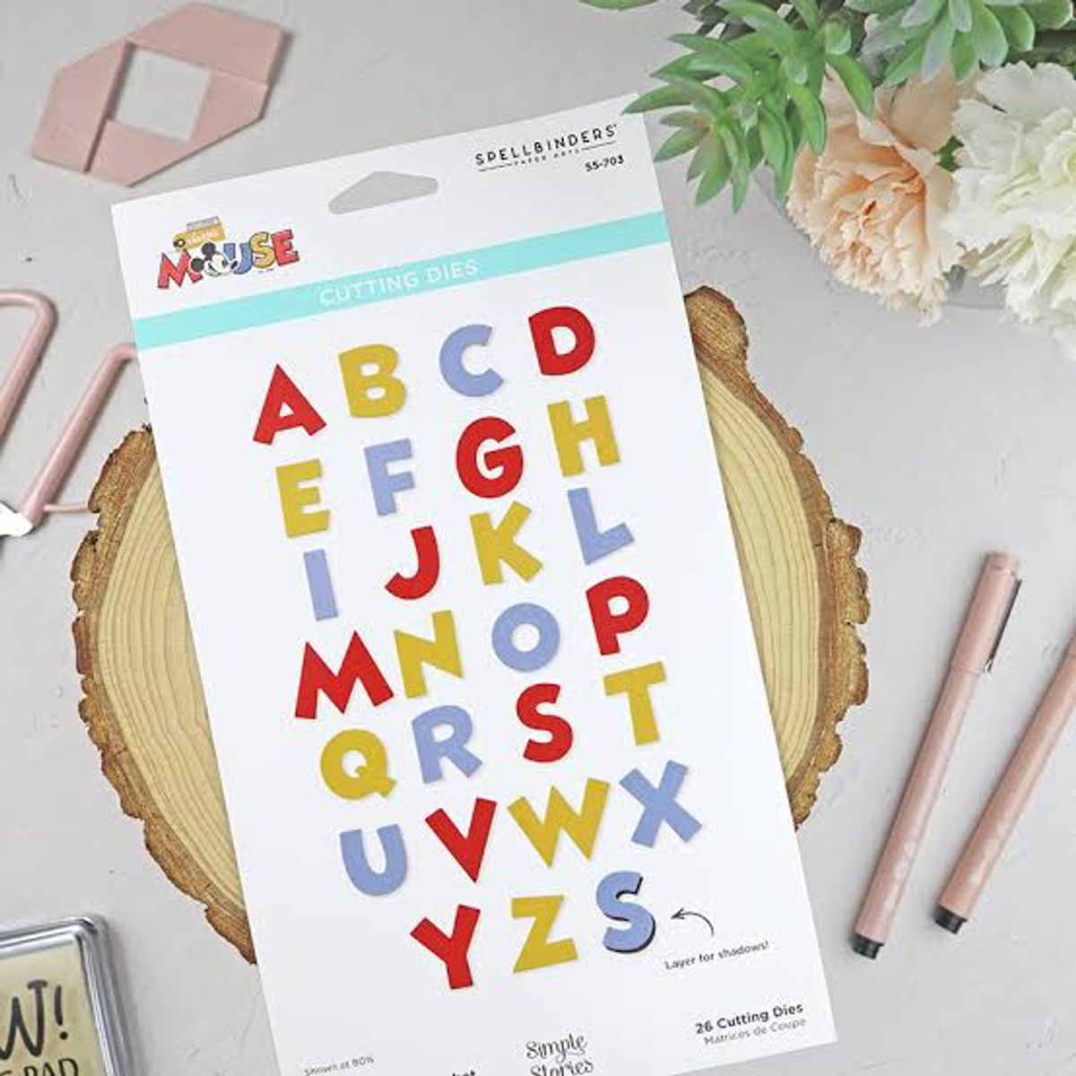 Classic Mouse Alphabet Dies