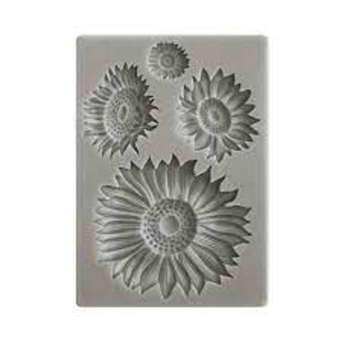 Silicon mould 10,5x14,8cm Sunflower art